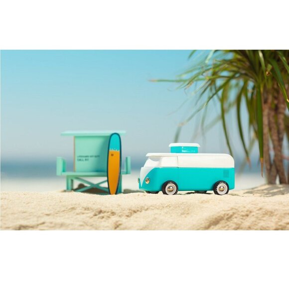 NWT Candylab Large Wood Ocean Beach Bus - Picture 3 of 3